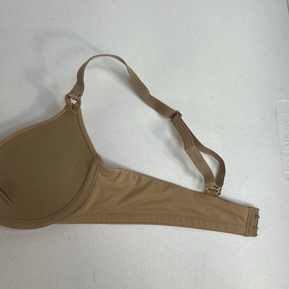 Soma 32A Bra Embraceable Tailored Push Up Underwired Adjustable Straps Beige Tan - Picture 11 of 14